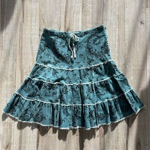 Vintage corduroy midi skirt